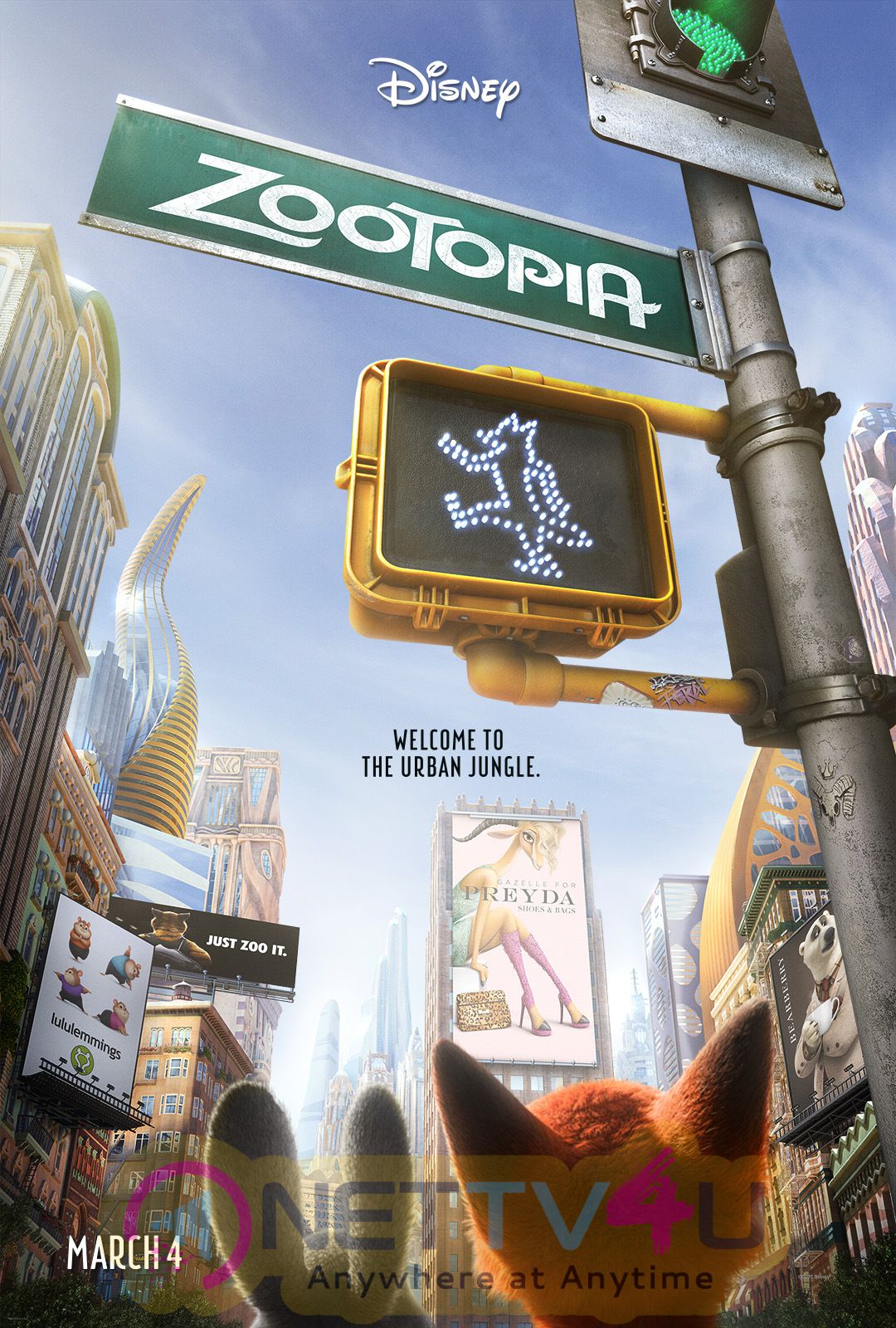 Zootopia Poster Characters Based On 'Lion King' And More Creature Hair Than Frozen! Record Breaking Special Effects In Store For