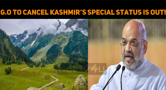 Government Order To Cancel Kashmir’s Special Status Is Out!