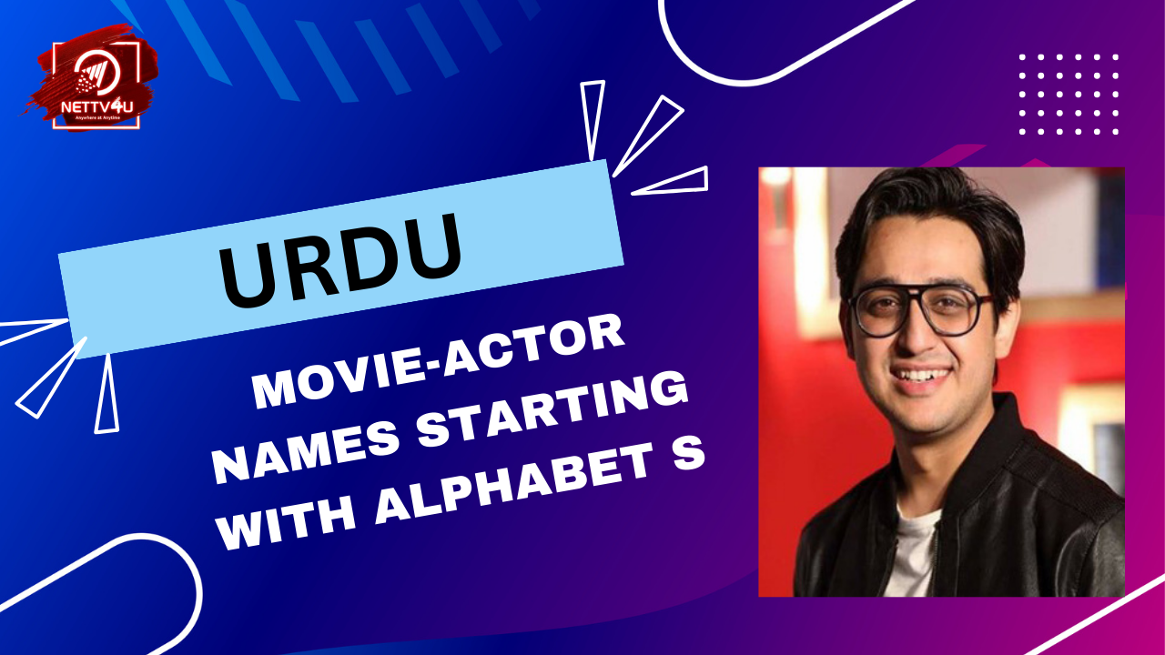 Urdu Movie-Actor Names Starting With Alphabet S