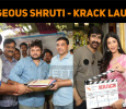 Gorgeous Shruti – Krack Movie Launch