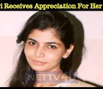 Chinmayi Receives Appreciation For Her Tweet!