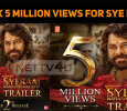 Wow! 5 Million Views For Sye Raa Trailer Within Few Hours!