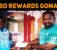 Robo Shankar Handed Over The Reward Cheque To Gomathi!