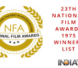 23rd National Film Awards Hindi awards on YouTube Channel