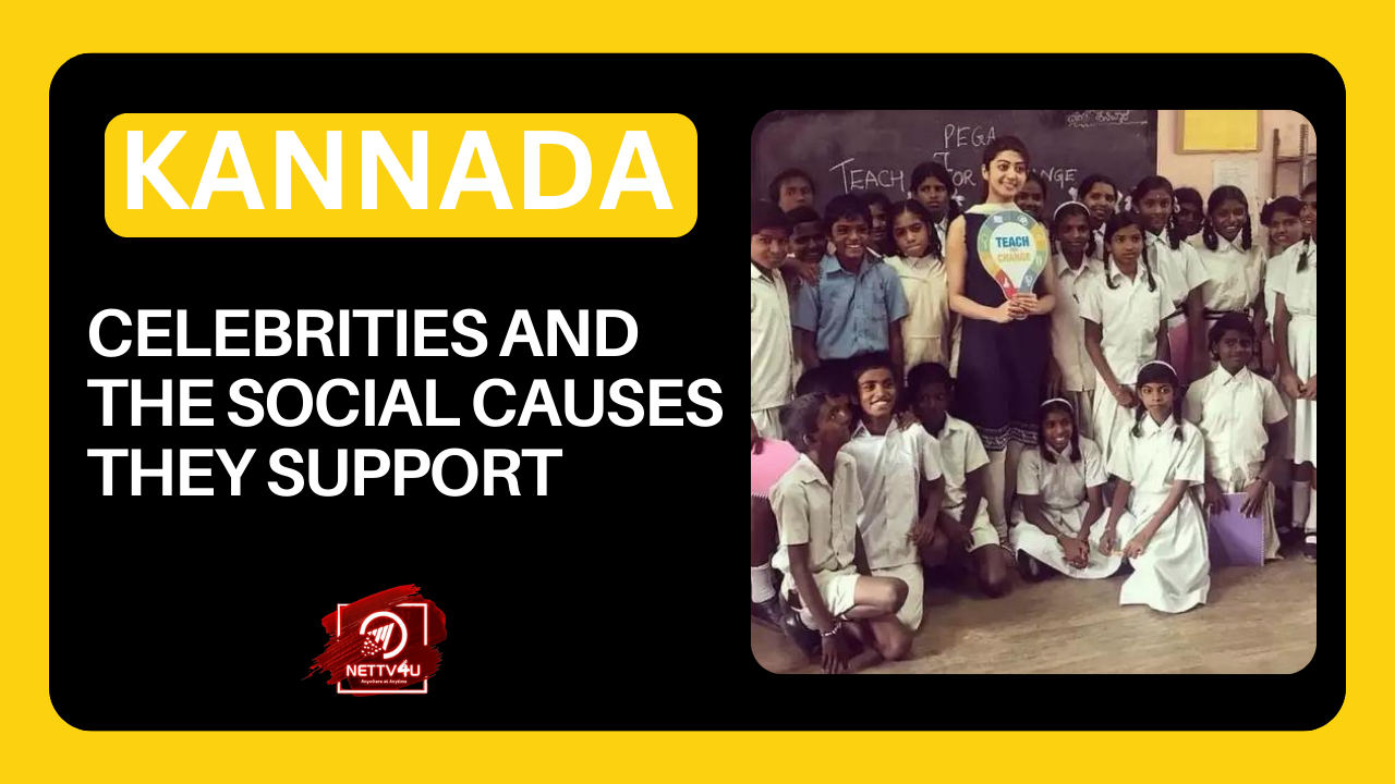 Kannada Celebrities And The Social Causes They Support