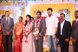 Actor Charlie Elder Son Adhithiya Charlie Wedding Reception Pics