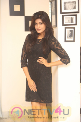 Actress Kimaya Beautiful Images At Kotha Kothaga Unnadi Movie Release Press Meet 