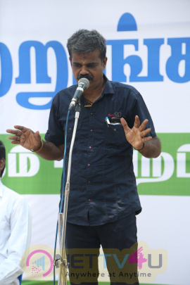 Producer PT Selvakumar Protest In Chennai