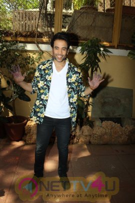 Actor Tusshar Kapoor Celebrates Holi With Media Stills
