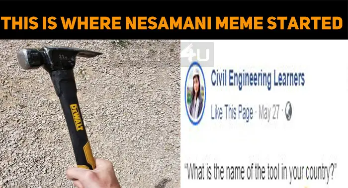 Contractor Nesamani’s Meme Started From This…