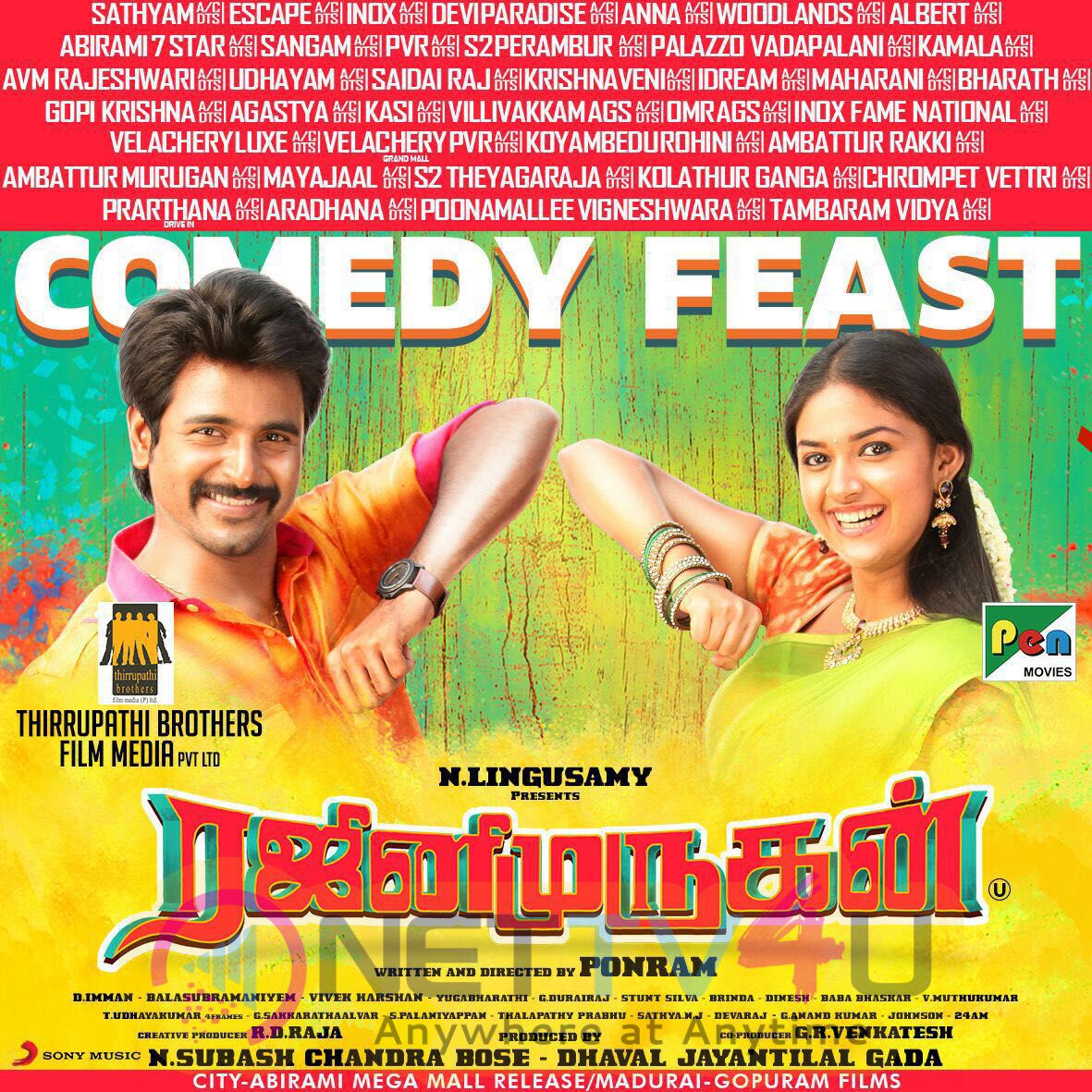 Rajini Murugan Movie January 14th Release Poster | Nettv4u.com